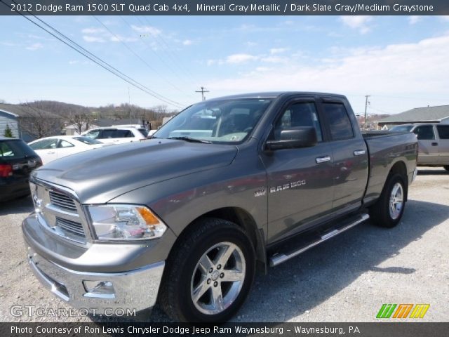 2012 Dodge Ram 1500 SLT Quad Cab 4x4 in Mineral Gray Metallic