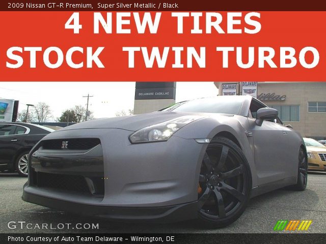 2009 Nissan GT-R Premium in Super Silver Metallic