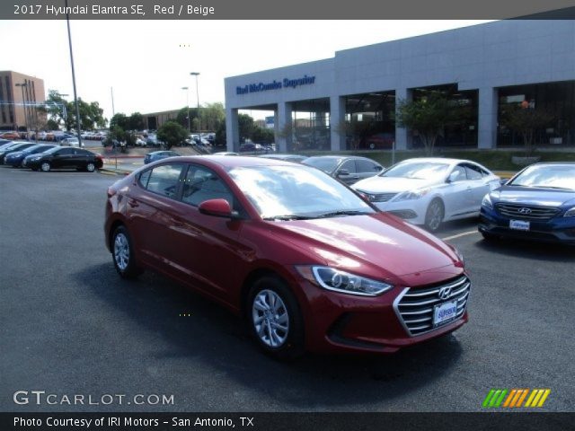 2017 Hyundai Elantra SE in Red