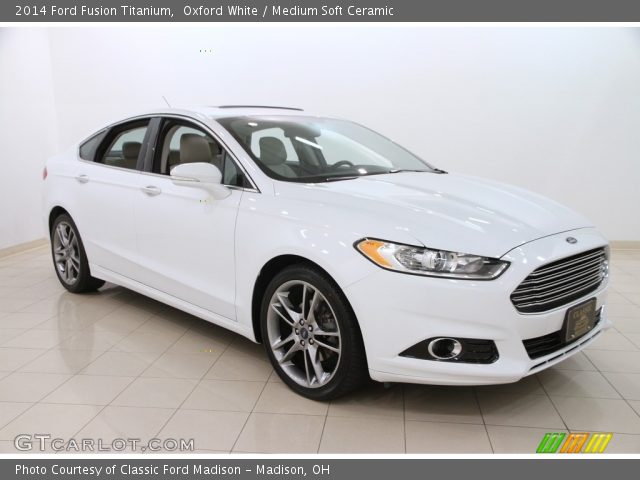 2014 Ford Fusion Titanium in Oxford White