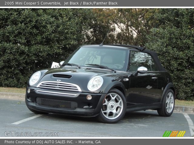 2005 Mini Cooper S Convertible in Jet Black