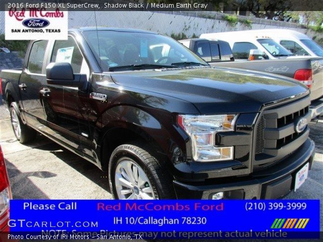 2016 Ford F150 XL SuperCrew in Shadow Black