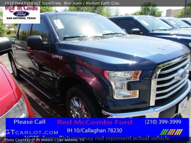 2016 Ford F150 XLT SuperCrew in Blue Jeans