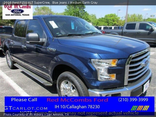 2016 Ford F150 XLT SuperCrew in Blue Jeans