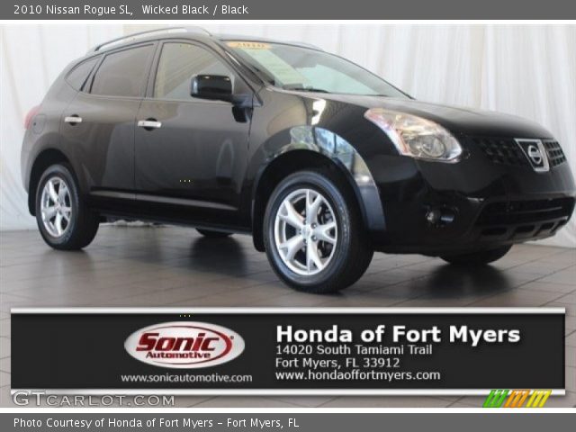 2010 Nissan Rogue SL in Wicked Black