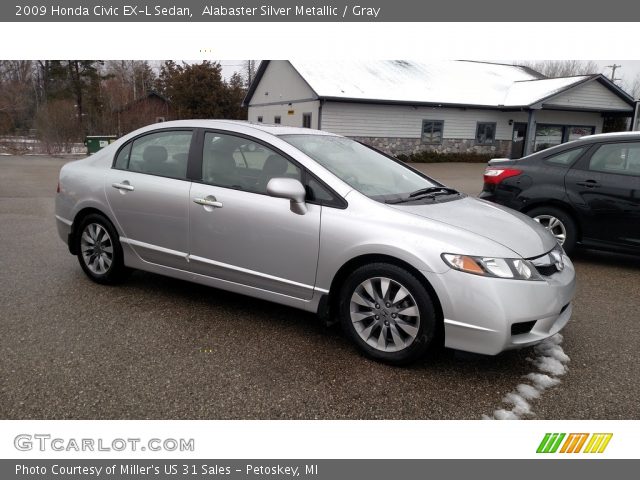 2009 Honda Civic EX-L Sedan in Alabaster Silver Metallic