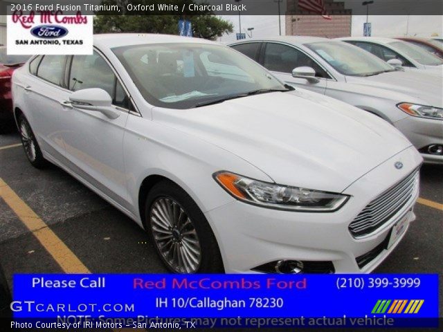 2016 Ford Fusion Titanium in Oxford White