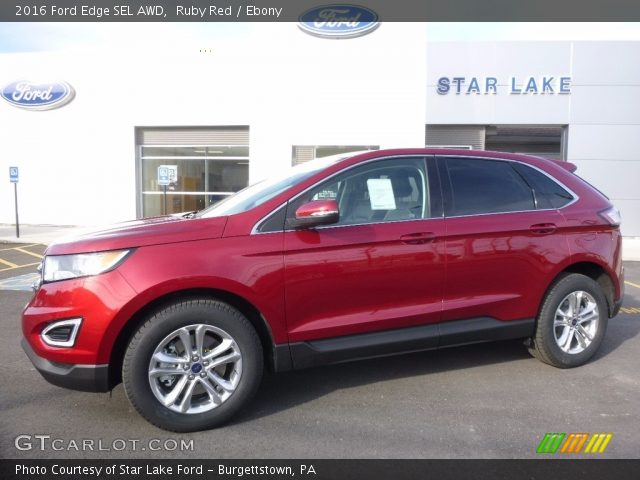 2016 Ford Edge SEL AWD in Ruby Red