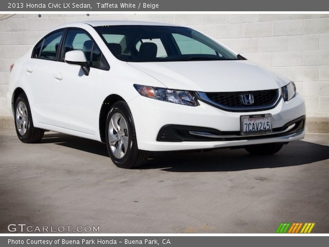 2013 Honda Civic LX Sedan in Taffeta White