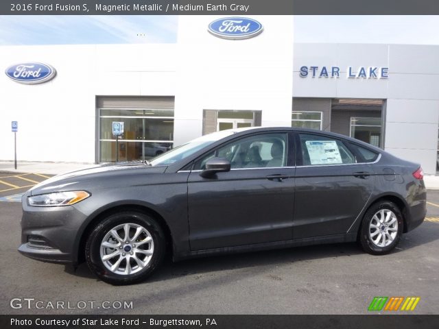 2016 Ford Fusion S in Magnetic Metallic