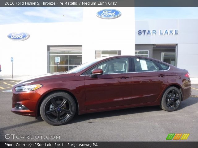 2016 Ford Fusion S in Bronze Fire Metallic