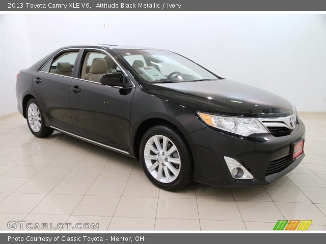 2013 Toyota Camry XLE V6 in Attitude Black Metallic