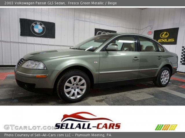 2003 Volkswagen Passat GLS Sedan in Fresco Green Metallic