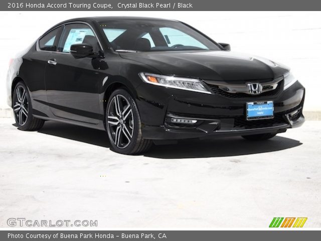 2016 Honda Accord Touring Coupe in Crystal Black Pearl