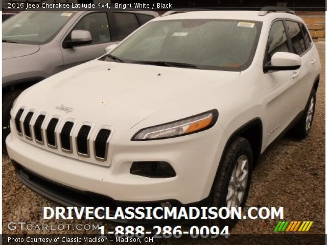 2016 Jeep Cherokee Latitude 4x4 in Bright White