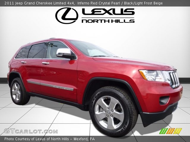 2011 Jeep Grand Cherokee Limited 4x4 in Inferno Red Crystal Pearl