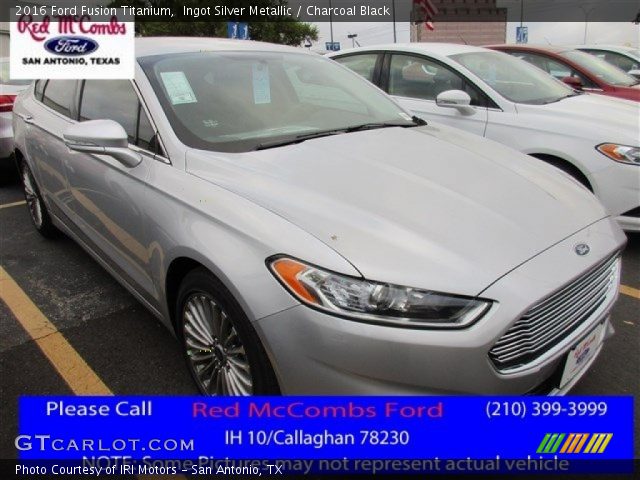 2016 Ford Fusion Titanium in Ingot Silver Metallic