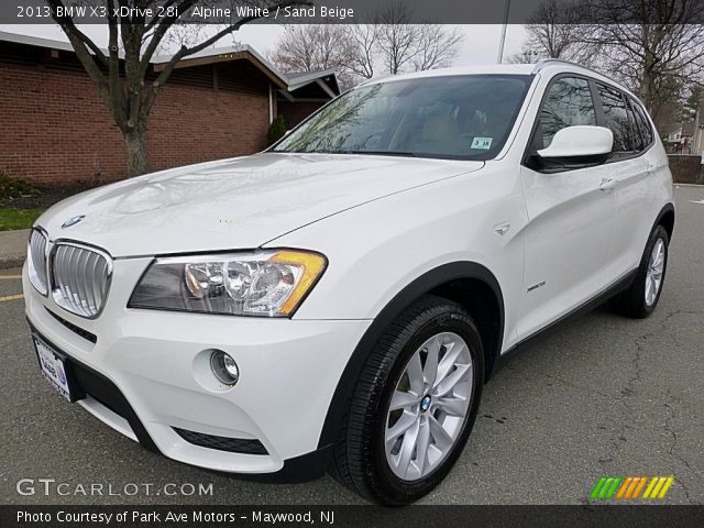 2013 BMW X3 xDrive 28i in Alpine White