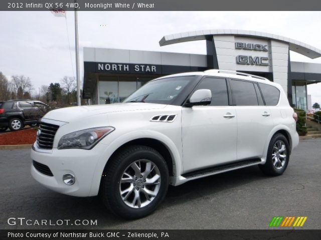 2012 Infiniti QX 56 4WD in Moonlight White