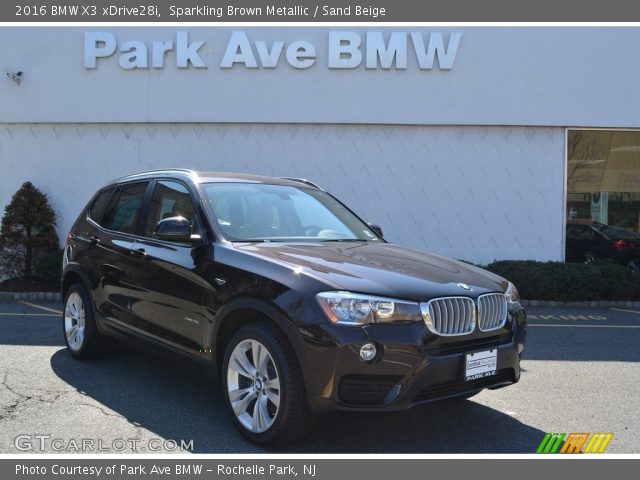 2016 BMW X3 xDrive28i in Sparkling Brown Metallic