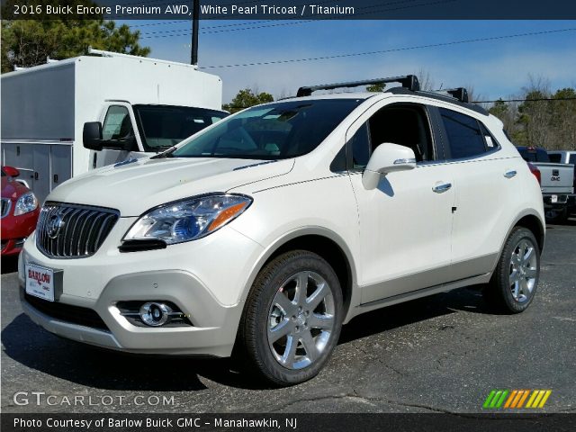 2016 Buick Encore Premium AWD in White Pearl Tricoat