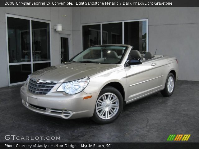 2008 Chrysler Sebring LX Convertible in Light Sandstone Metallic