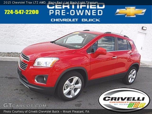 2015 Chevrolet Trax LTZ AWD in Blaze Red