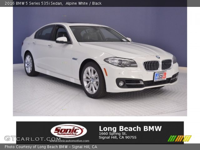 2016 BMW 5 Series 535i Sedan in Alpine White