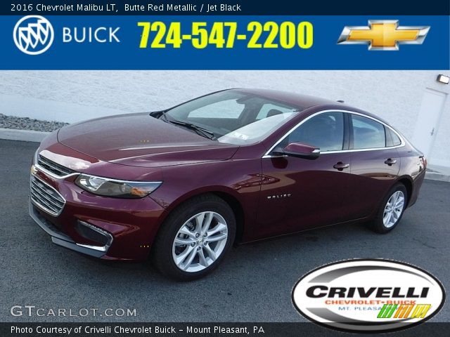 2016 Chevrolet Malibu LT in Butte Red Metallic