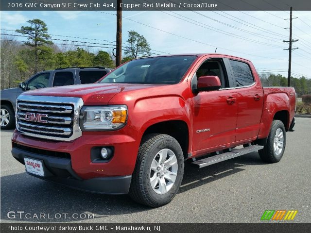 2016 GMC Canyon SLE Crew Cab 4x4 in Copper Red Metallic