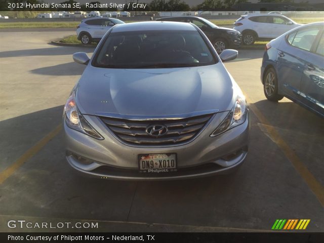 2012 Hyundai Sonata SE in Radiant Silver