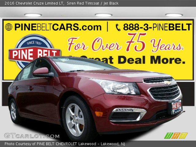 2016 Chevrolet Cruze Limited LT in Siren Red Tintcoat