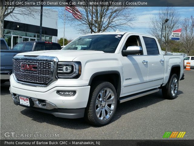 2016 GMC Sierra 1500 Denali Crew Cab 4WD in White Frost Tricoat