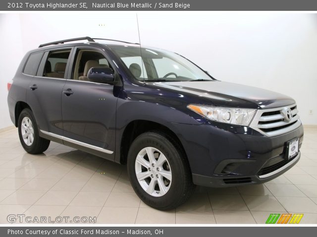 2012 Toyota Highlander SE in Nautical Blue Metallic