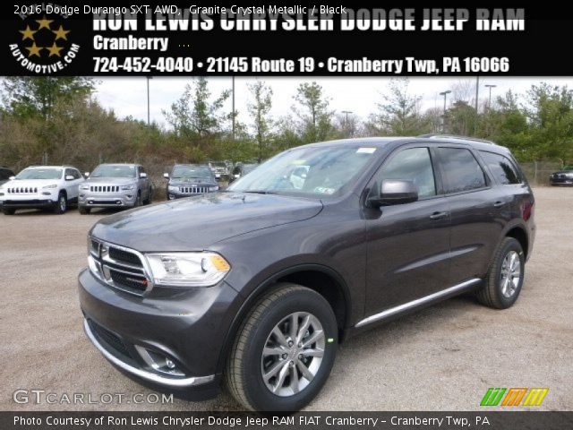 2016 Dodge Durango SXT AWD in Granite Crystal Metallic