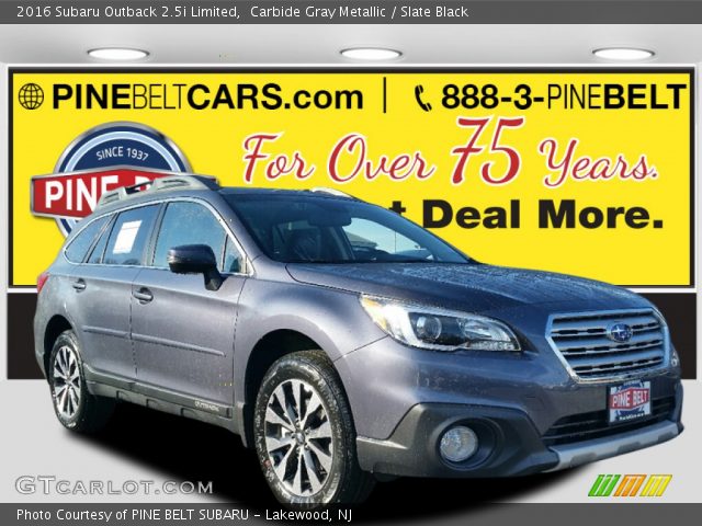 2016 Subaru Outback 2.5i Limited in Carbide Gray Metallic