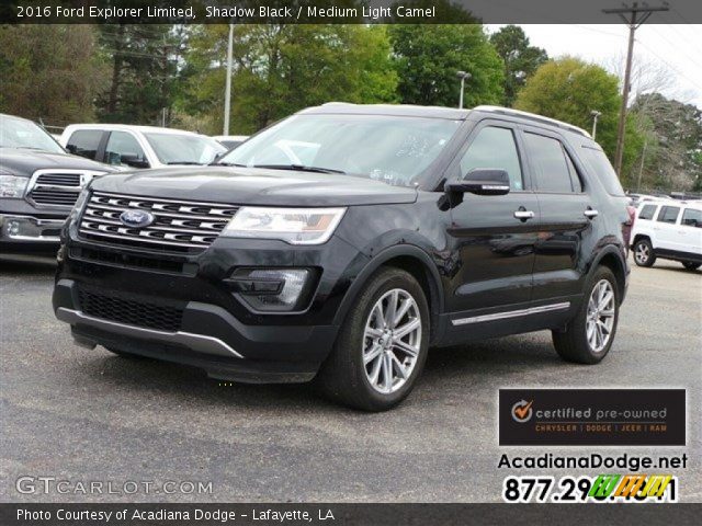 2016 Ford Explorer Limited in Shadow Black