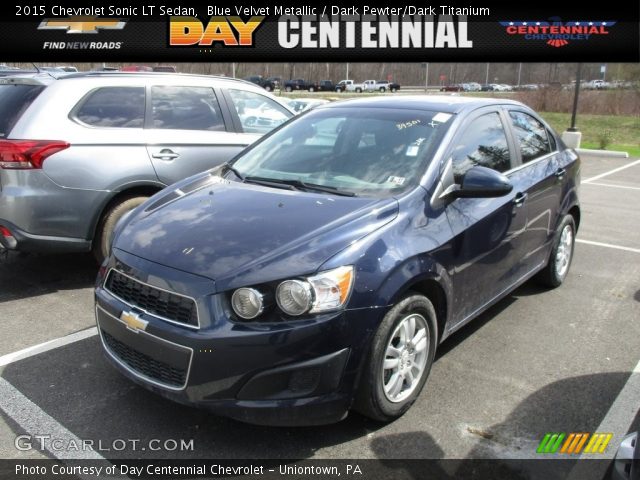 2015 Chevrolet Sonic LT Sedan in Blue Velvet Metallic