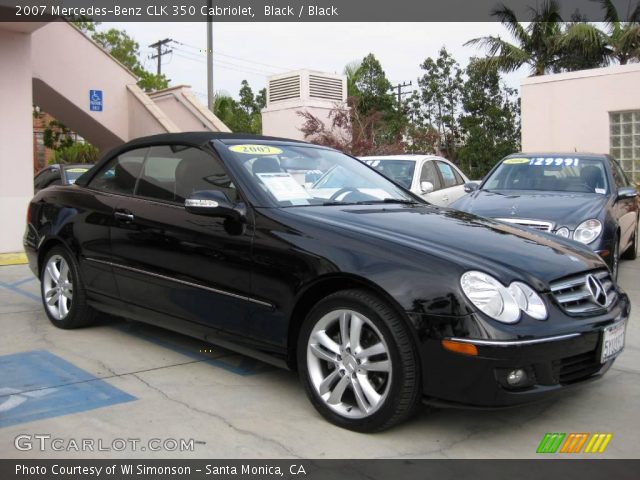 2007 Mercedes-Benz CLK 350 Cabriolet in Black