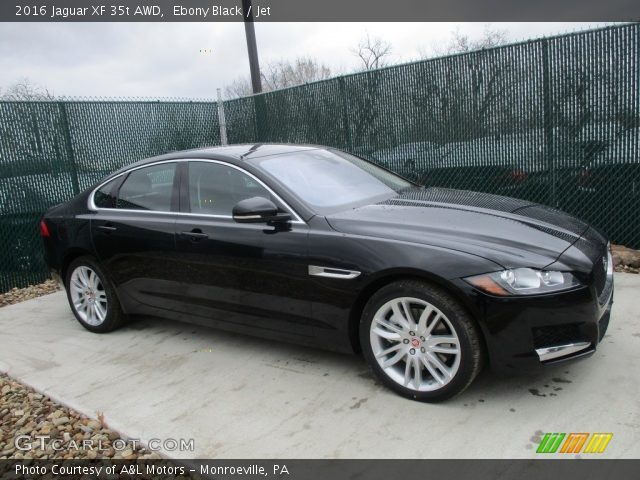 2016 Jaguar XF 35t AWD in Ebony Black
