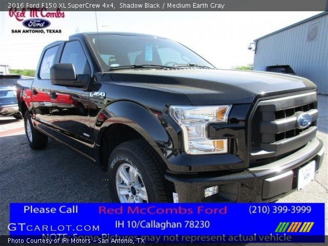 2016 Ford F150 XL SuperCrew 4x4 in Shadow Black