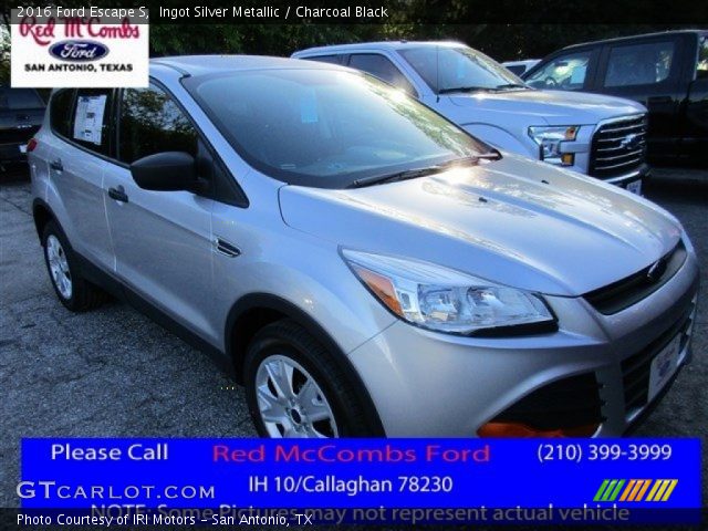 2016 Ford Escape S in Ingot Silver Metallic