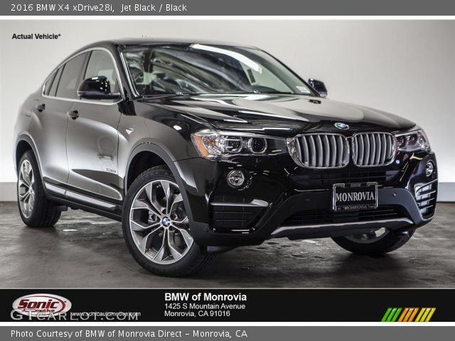 2016 BMW X4 xDrive28i in Jet Black