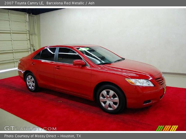 2007 Toyota Camry LE in Barcelona Red Metallic