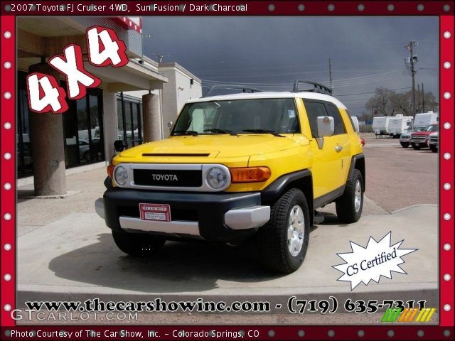 2007 Toyota FJ Cruiser 4WD in Sun Fusion