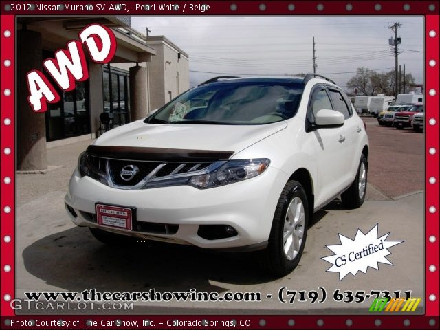 2012 Nissan Murano SV AWD in Pearl White