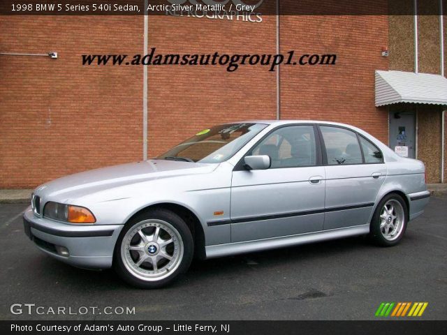 1998 BMW 5 Series 540i Sedan in Arctic Silver Metallic