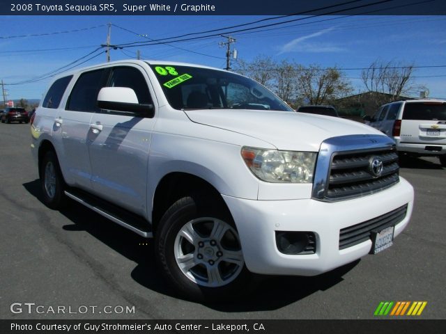 2008 Toyota Sequoia SR5 in Super White