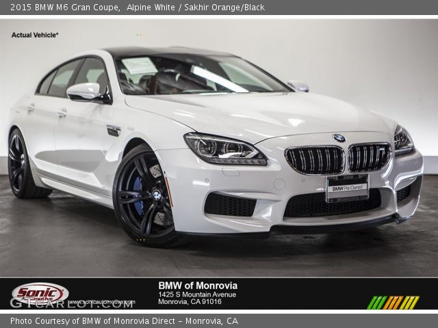 2015 BMW M6 Gran Coupe in Alpine White