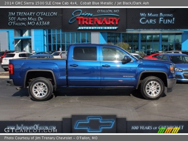 2014 GMC Sierra 1500 SLE Crew Cab 4x4 in Cobalt Blue Metallic